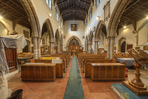 Belgrave church nave